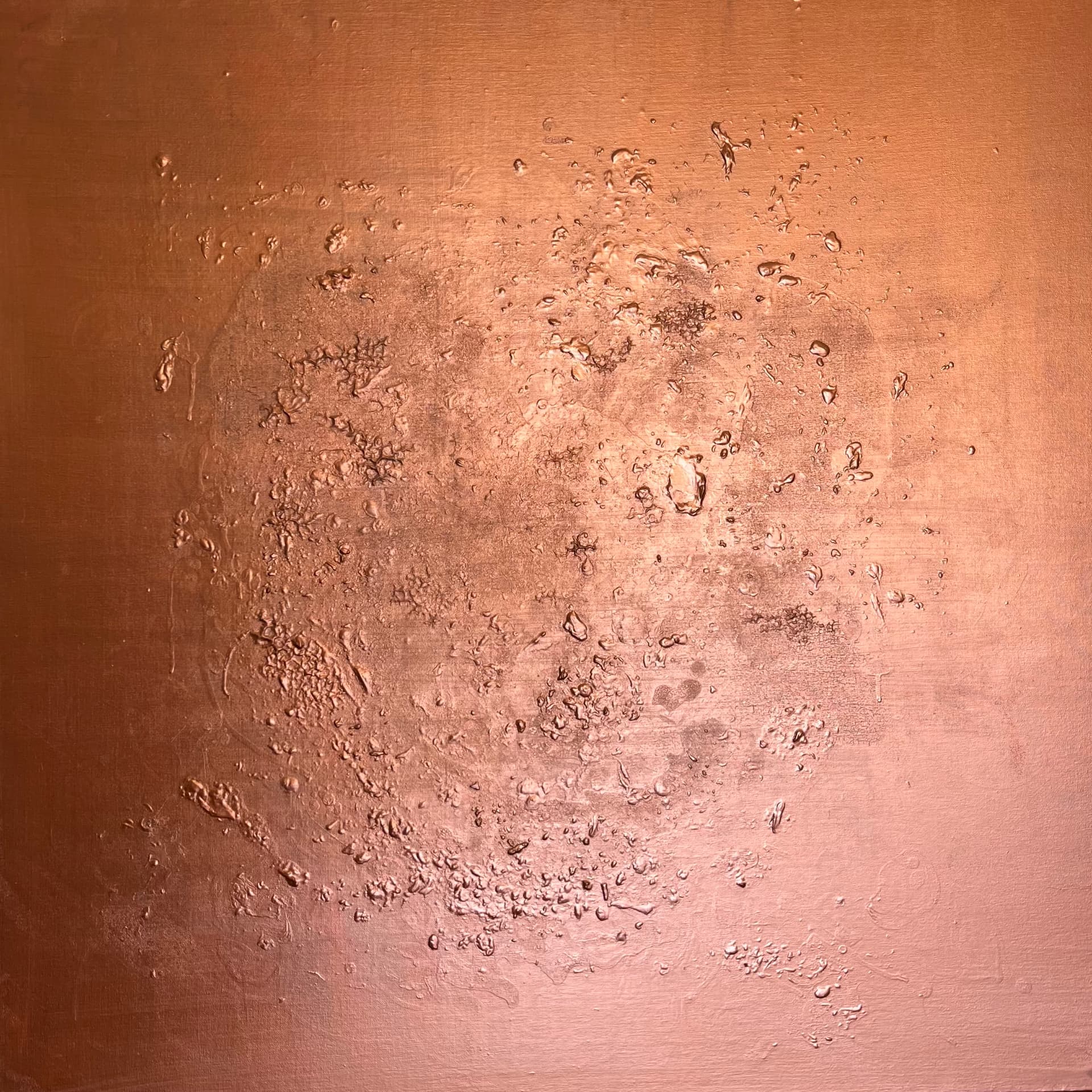 Convergence, Acrylics on canvas, 100 × 100 cm