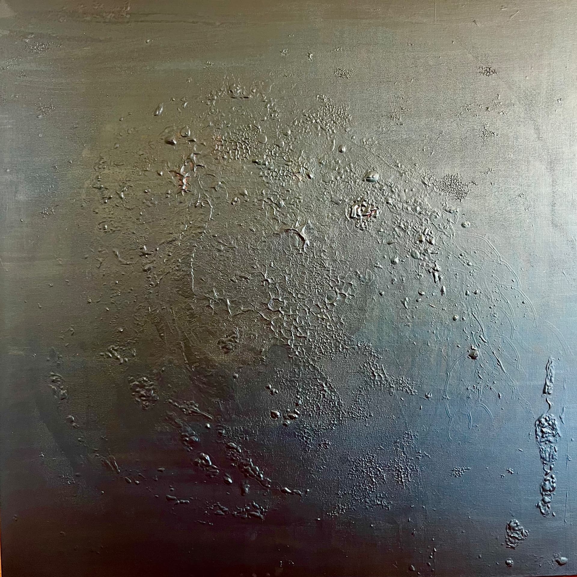 Nocturne, Acrylics on canvas, 100 × 100 cm