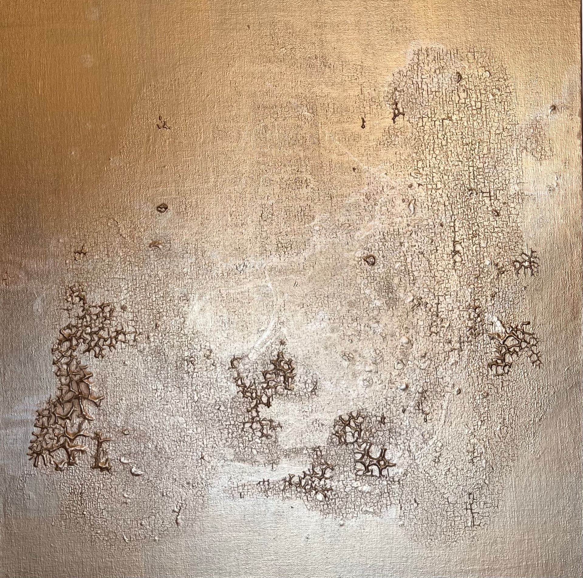 Remnants, Acrylics on canvas, 50 × 50 cm